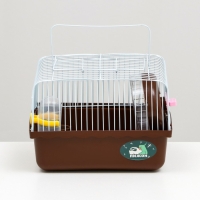 Клетка для грызунов "Пижон", 23 х 17 х 17 см, коричневая Клетка для грызунов "Пижон", 23 х 17 х 17 см, коричневая
