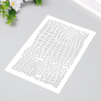 Трафарет пластиковый "Кожа Дракона" 24х16 см