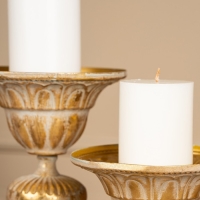 Подсвечник металл &laquo;Ярусы&raquo; для одной свечи 16 х 16 х 31 см