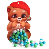 Новый год! Шоколад с печеньем, на открытке «Волшебного Нового года» Новый год! Шоколад с печеньем, на открытке «Волшебного Нового года»