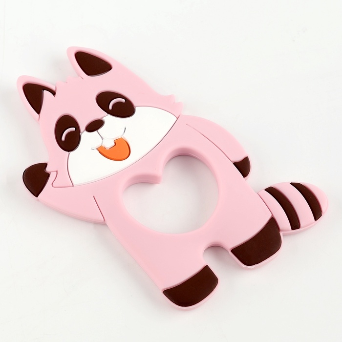 Прорезыватель силиконовый для зубов «Енот» Прорезыватель силиконовый для зубов «Енот»
