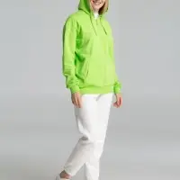 Толстовка на молнии с капюшоном Siverga 2.0, зеленое яблоко, размер L