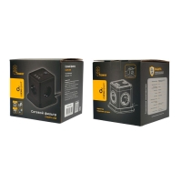 Сетевой фильтр Cablexpert Tower TWR-4-U3-B-2, 4р, 10А, 3xUSB, 3.1А, 2м, ур.защиты 2+, черный 1030905