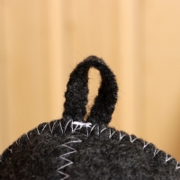 Шапка для бани с вышивкой "Главный банщик", серая, фасовка 5шт Шапка для бани с вышивкой "Главный банщик", серая, фасовка 5шт