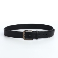 Ремень мужской, ширина 3,5 см, винт, пряжка металл, цвет чёрный Ремень мужской, ширина 3,5 см, винт, пряжка металл, цвет чёрный