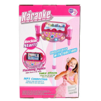 Микрофон на стойке «Дуэт» 2 микрофона, МИКС Микрофон на стойке «Дуэт» 2 микрофона, МИКС