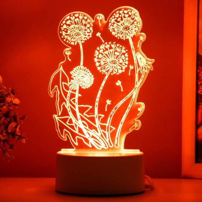 Светильник Светильник "Одуванчик" LED белый 11х9,5х15 см RISALUX