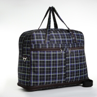 Сумка дорожная на молнии, с увеличением, 3 наружных кармана, длинный ремень цвет чёрный Сумка дорожная на молнии, с увеличением, 3 наружных кармана, длинный ремень цвет чёрный