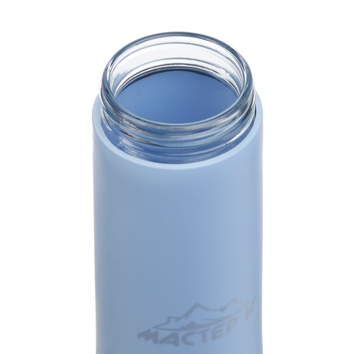 Бутылка для воды, 400 мл, Бутылка для воды, 400 мл, "Мастер К", стеклянная