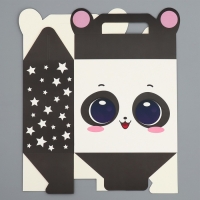 Коробка подарочная складная, упаковка, &laquo;Панда&raquo;, 23 х 20 х 10 см