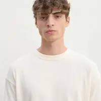 Футболка с длинным рукавом Thermal T, бежевая (неокрашенная), размер S