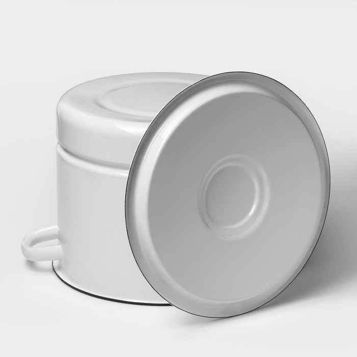 Мантоварка-позница эмалированная, 9 л, 3 вставки, цвет белый Мантоварка-позница эмалированная, 9 л, 3 вставки, цвет белый