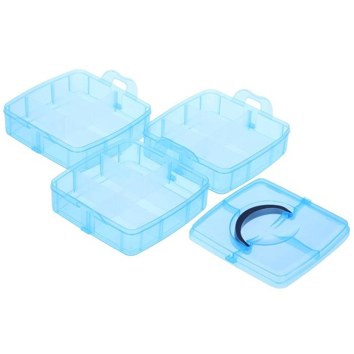 Органайзер для мелочей Доляна, 3 яруса, 18 ячеек, 15&times;15&times;12 см, цвет МИКС