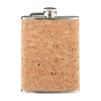 Фляжка для алкоголя "Пробка", нержавеющая сталь, подарочная, 240 мл, 8 oz Фляжка для алкоголя "Пробка", нержавеющая сталь, подарочная, 240 мл, 8 oz