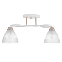 Люстра "Линда" 2х60Вт Е27 Белый, золото 47х16х23см Люстра "Линда" 2х60Вт Е27 Белый, золото 47х16х23см