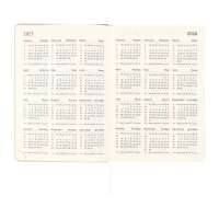 Ежедневник датированный 2025 A5 168 листов, deVENTE.Barbara, твердая обложка кожзам с поролоном, хлястик, перфорация, ляссе, блок 70, розовый Ежедневник датированный 2025 A5 168 листов, deVENTE.Barbara, твердая обложка кожзам с поролоном, хлястик, перфорация, ляссе, блок 70, розовый