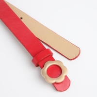 Ремень детский, ширина 2.3 см, пряжка гвоздик, цвет красный Ремень детский, ширина 2.3 см, пряжка гвоздик, цвет красный