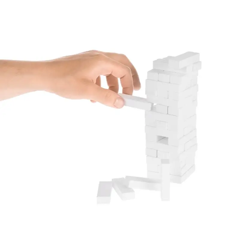 Игра &laquo;Деревянная башня Tickler&raquo;, белая