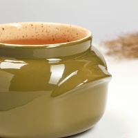 Горшок керамический для запекания "Новарусса" №5, 0,5л / 14х12см, оазис Горшок керамический для запекания "Новарусса" №5, 0,5л / 14х12см, оазис