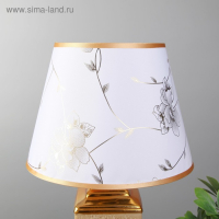 Лампа настольная "Фрея" 1х40Вт Е14 золото-бежевый 24х24х39 см RISALUX