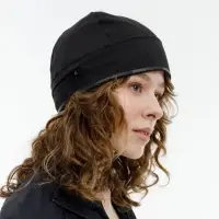 Спортивная шапка утепленная Jogge, черная Спортивная шапка утепленная Jogge, черная