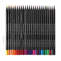 Карандаши 24 цвета BlackWoodColor, пластиковые, трёхгранные, МИКС Карандаши 24 цвета BlackWoodColor, пластиковые, трёхгранные, МИКС