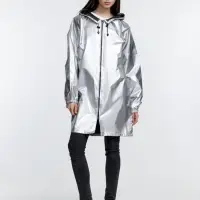 Дождевик Palladio Pockets, серебристый, размер XXL