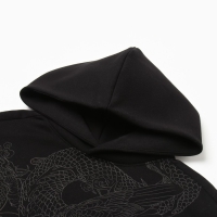 Худи мужское, цвет чёрный, размер 56 (3XL)