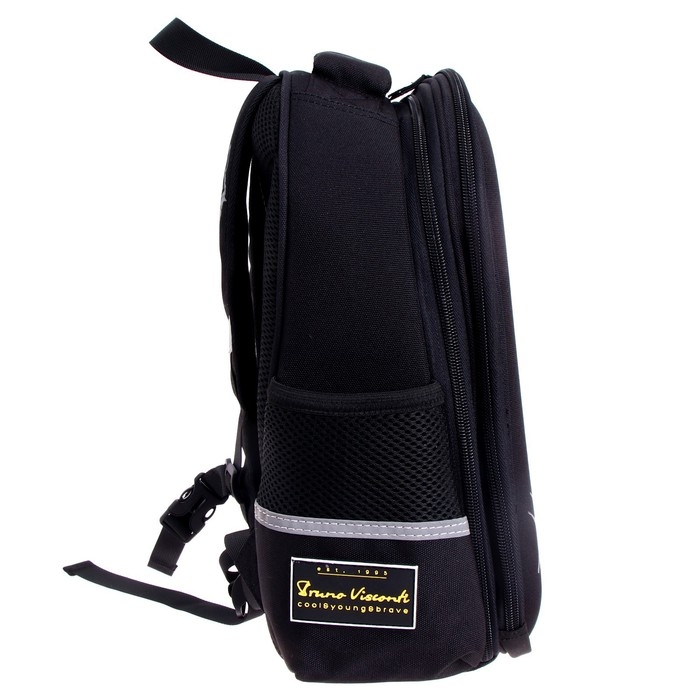 Рюкзак каркасный 36 х 28 х 17 см, Bruno Visconti Рюкзак каркасный 36 х 28 х 17 см, Bruno Visconti "Взгляд зверя. Волк"