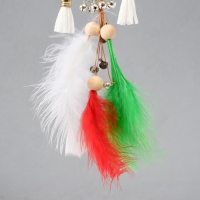 Ловец снов "Рождественский олень" с бубенцами 9х23 см Ловец снов "Рождественский олень" с бубенцами 9х23 см