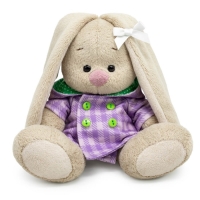 Мягкая игрушка &laquo;Зайка Ми&raquo;, в клетчатом пальто с капюшоном, 15 см