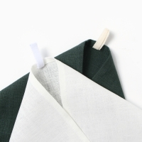 Набор полотенец кух. Этель Home collection 40х70-2шт,МИКС, 100% лён