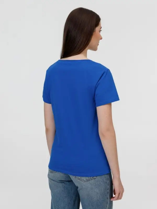 Футболка E150 женская ярко-синяя, размер XS