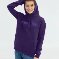 Худи &laquo;Фиолетово&raquo;, темно-фиолетовое, размер L