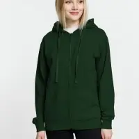Толстовка на молнии с капюшоном Siverga 2.0, темно-зеленая, размер 4XL