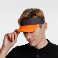 Козырек Grand Slam, темно-серый с оранжевым