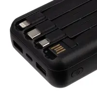 Внешний аккумулятор Omni XL 20000 мАч, черный Внешний аккумулятор Omni XL 20000 мАч, черный