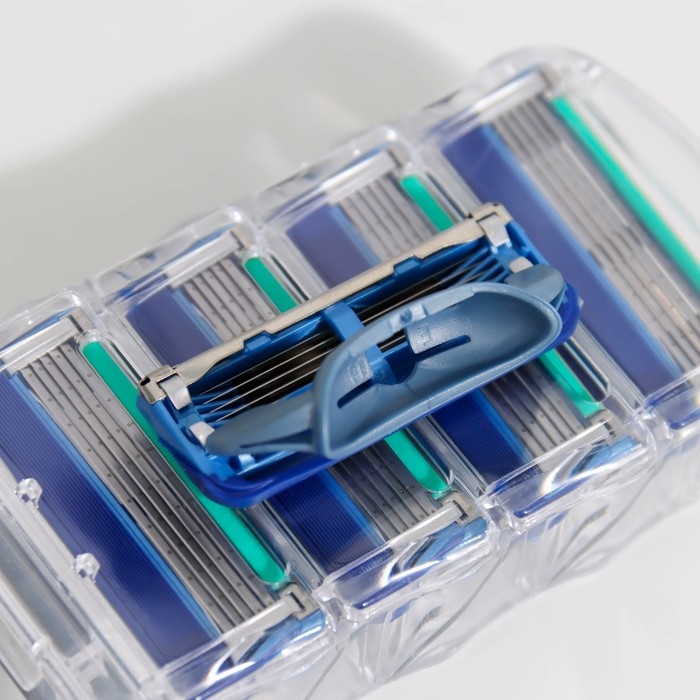 Сменные кассеты для бритья, 12 шт, совместимы с Gillette Fusion