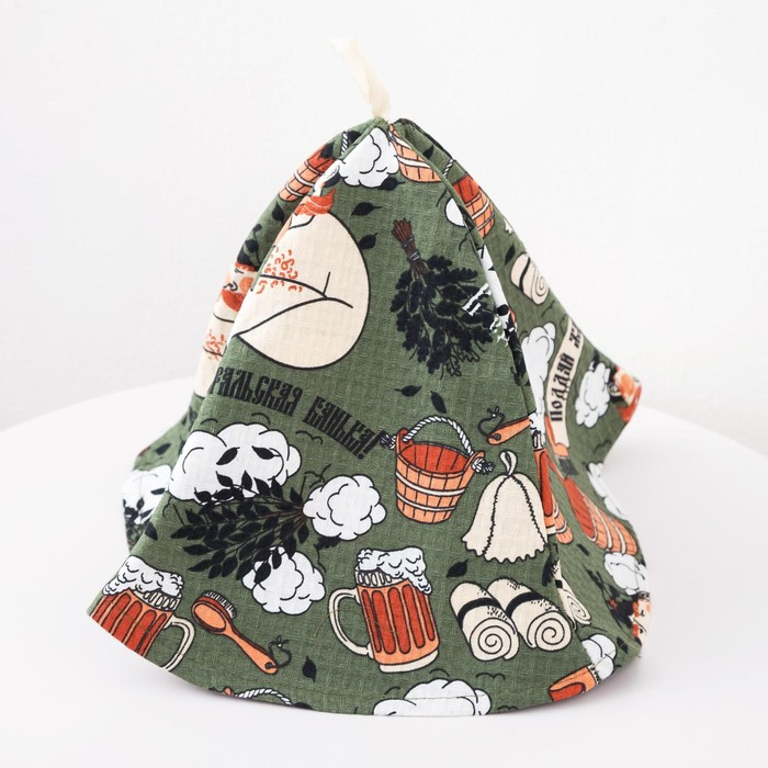 Набор для сауны Этель Набор для сауны Этель "Генеральская банька" килт 75*144 см + шапка, вафля 200г/м2, 100% хл