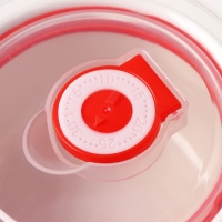 Набор салатников керамических с вакуумными крышками &laquo;Ирена&raquo;, 3 предмета: 300 мл, 600 мл, 900 мл