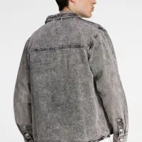 Куртка джинсовая O3, серая, размер M/L