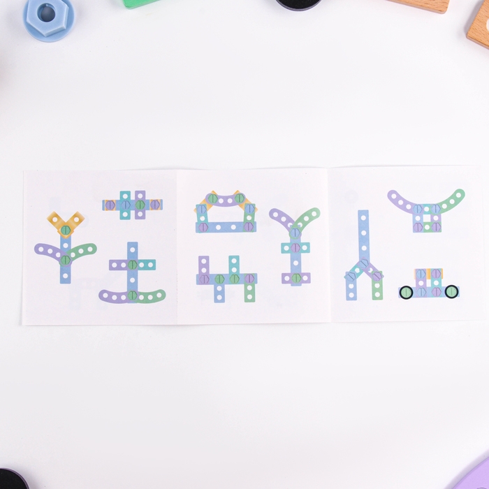 Деревянный конструктор &laquo;Маленький строитель&raquo;, 21,3 &times; 17,5 &times; 4,5 см