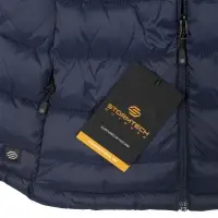 Жилет компактный мужской Stavanger черный с серым, размер S