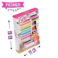 Набор для творчества &laquo;Создаём яркие браслеты&raquo; с цифрами, кисточками