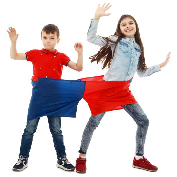 Шорты эстафетные для двоих, две штанины 40 x 40 см, цвета МИКС Шорты эстафетные для двоих, две штанины 40 x 40 см, цвета МИКС