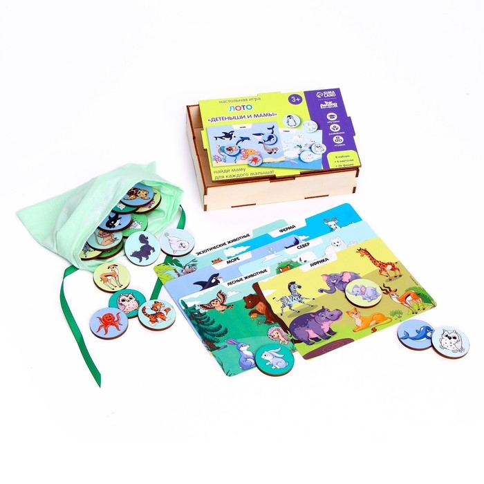 Лото &laquo;Детёныши и мамы&raquo;