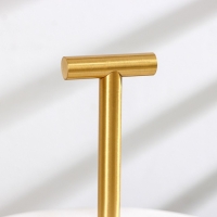 Блюдо из мрамора Magistro Marble, 2-ярусное, d=25/30&times;33 см, цвет белый