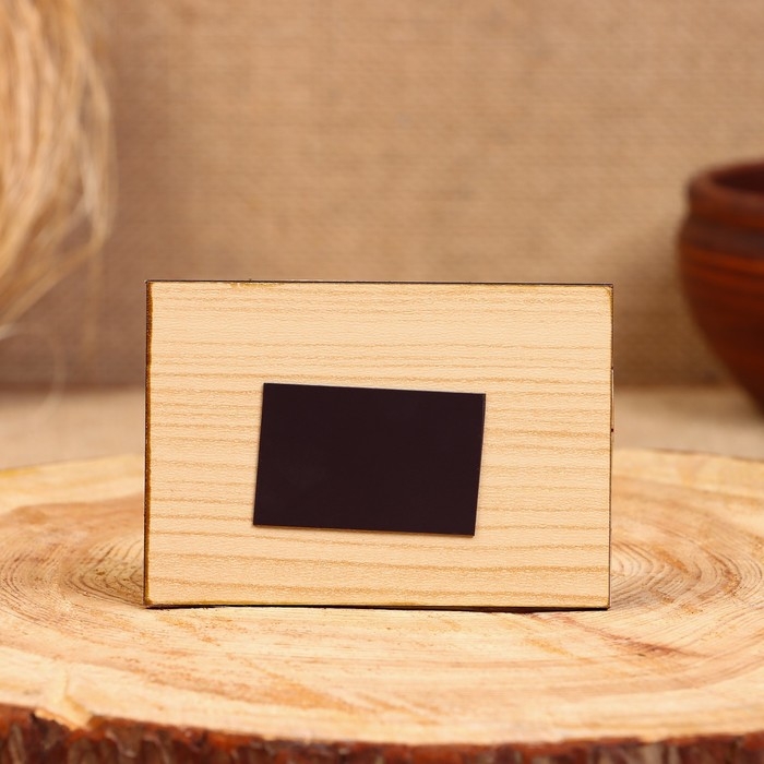 Сувенир - магнит &laquo;Молитва для дома&raquo;, 10&times;7 см, береста