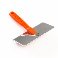 Пуходерка "Лапки" большая с каплями, 12 х 13 см, оранжевая Пуходерка "Лапки" большая с каплями, 12 х 13 см, оранжевая