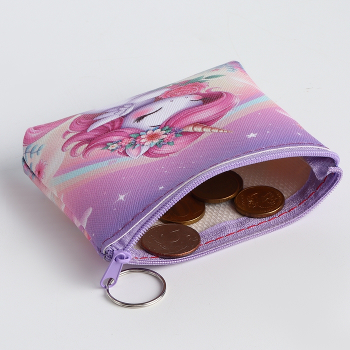 Кошелёк детский на молнии &laquo;Выбражулька&raquo;, цвет МИКС